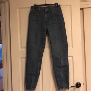 Levi’s 550 10 blue relax fit taper 5 pocket jeans